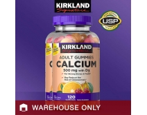 钙Kirkland Signature Calcium 500 mg with D3, 240 Ad