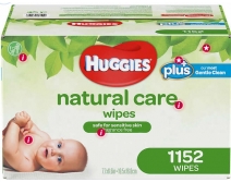 好奇婴儿湿纸巾Huggies Natural Care Plus Wipes 1,152-count