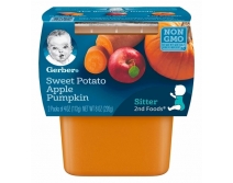 嘉宝果泥辅食第二阶段Gerber 2nd Foods Sweet Potato Apple Pump