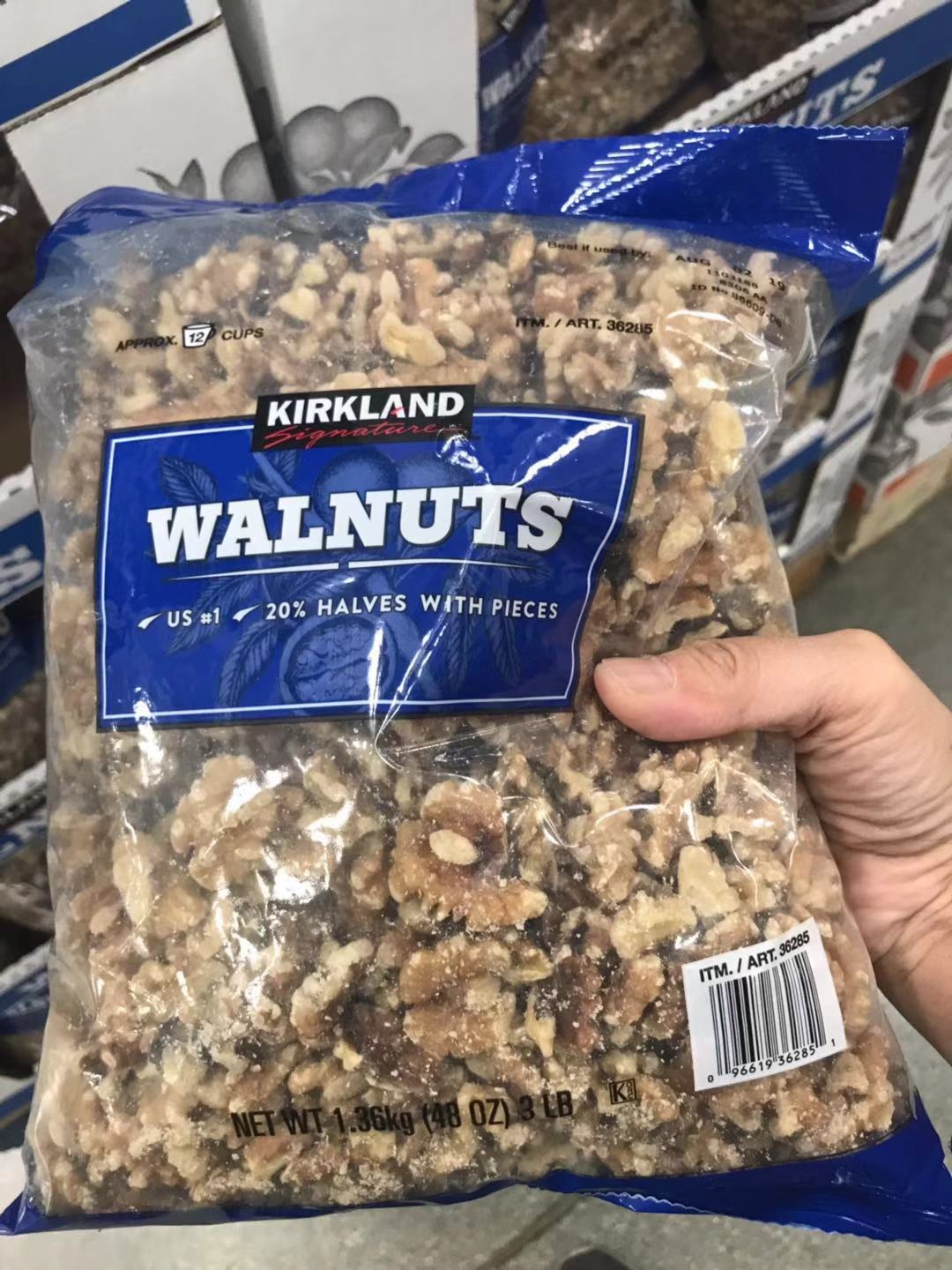 柯克兰原味核桃仁 Kirkland Walnuts