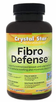 美国宫萃岚逸舒60片Crystal Star Fibro Defense, 60 Vegetaria
