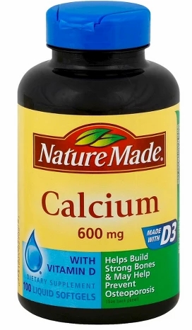钙 100片Nature Made Calcium Dietary Supplement Liqui